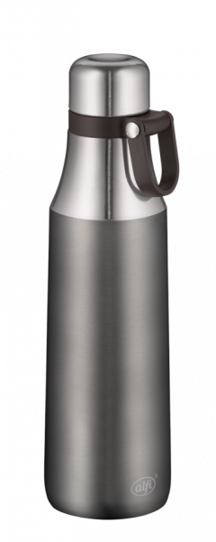 Alfi city bottle loop Isolier-Trinkflasche 0,5 l Edelstahl lackiert cool grey