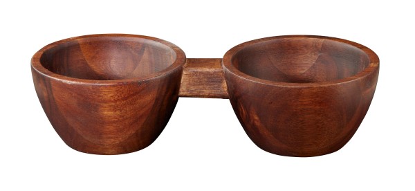 ASA Wood 2er Snack bowl, Akazie massiv
