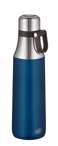 Alfi city bottle loop Isolier-Trinkflasche 0,5 l Edelstahl lackiert blue