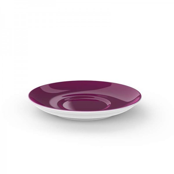 Dibbern Solid Color Kaffee Untertasse bordeaux