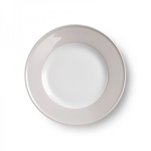 Dibbern Solid Color Teller flach Fahne 26cm pearl