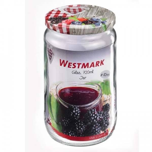 Westmark Glas 720 ml, rund, ø 82 mm