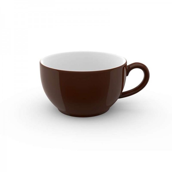 Dibbern Solid Color Cappuccino Obertasse 0,30l kaffeebraun