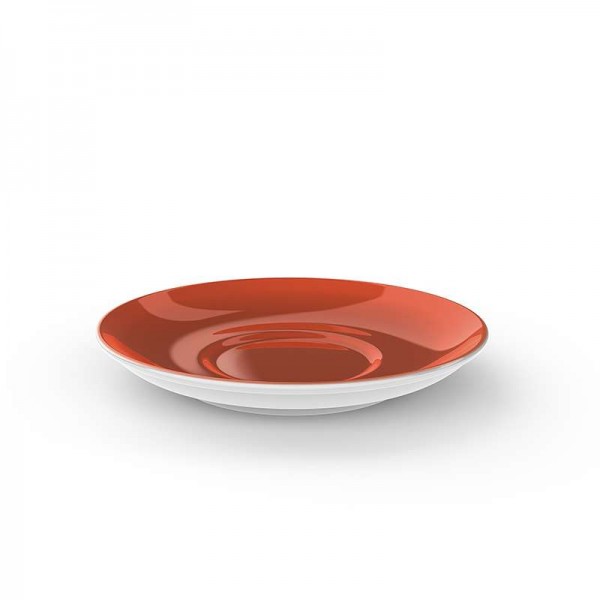 Dibbern Solid Color Kaffee Untertasse koralle