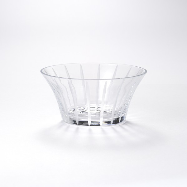 Dibbern Glas Cipriani Dessertschale Vertikalschliff Klar 14 cm