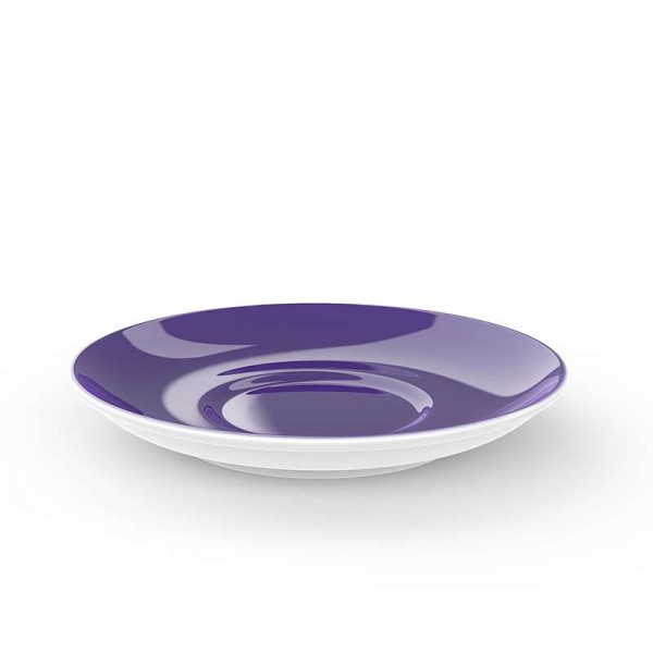 Dibbern Solid Color Cappuccino Untertasse violett