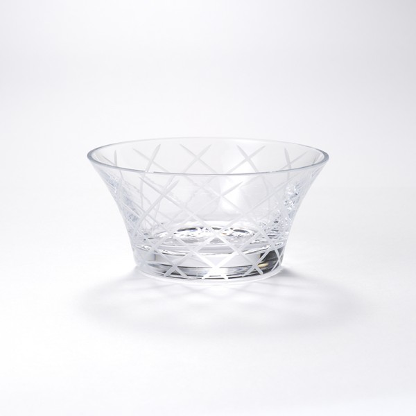 Dibbern Glas Cipriani Dessertschale Kreuzschliff Klar 14 cm