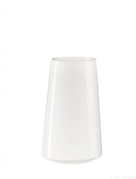 ASA Float Vase weiß glänzend