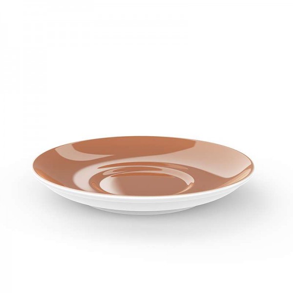 Dibbern Solid Color Cappuccino Untertasse papaya